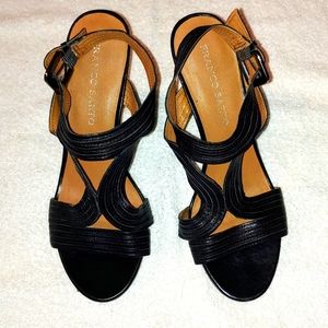 Franco Sarto Leather Heeled Sandals